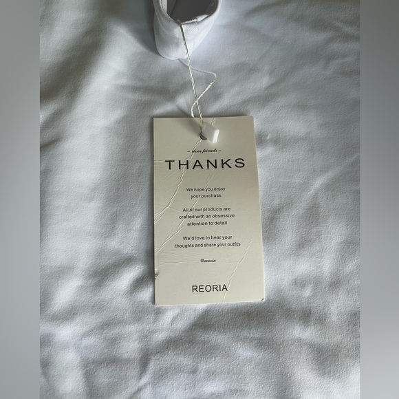 REORIA One Shoulder Sleeveless Backless Double Lined Thong Tank Top Bodysuits - Picture 5 of 5